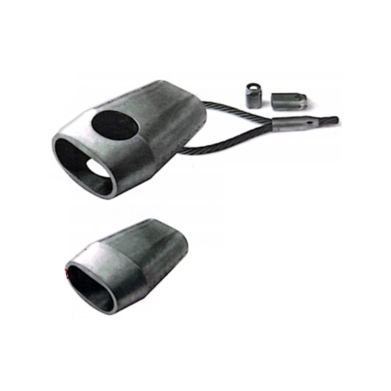 SAFETYLIFT aluminium ferrule vorm C Duits type met inspectiegat